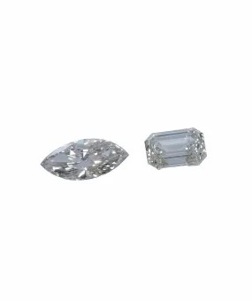 0.58 ct MARQUISE & EMERALD NATURAL FANCY GREY DIAMOND SET OF 2 ANL-S20-34