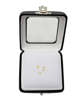 0.62 CT PEAR/EMERALD/OVAL 3 PIECE SET ANC-S36-19