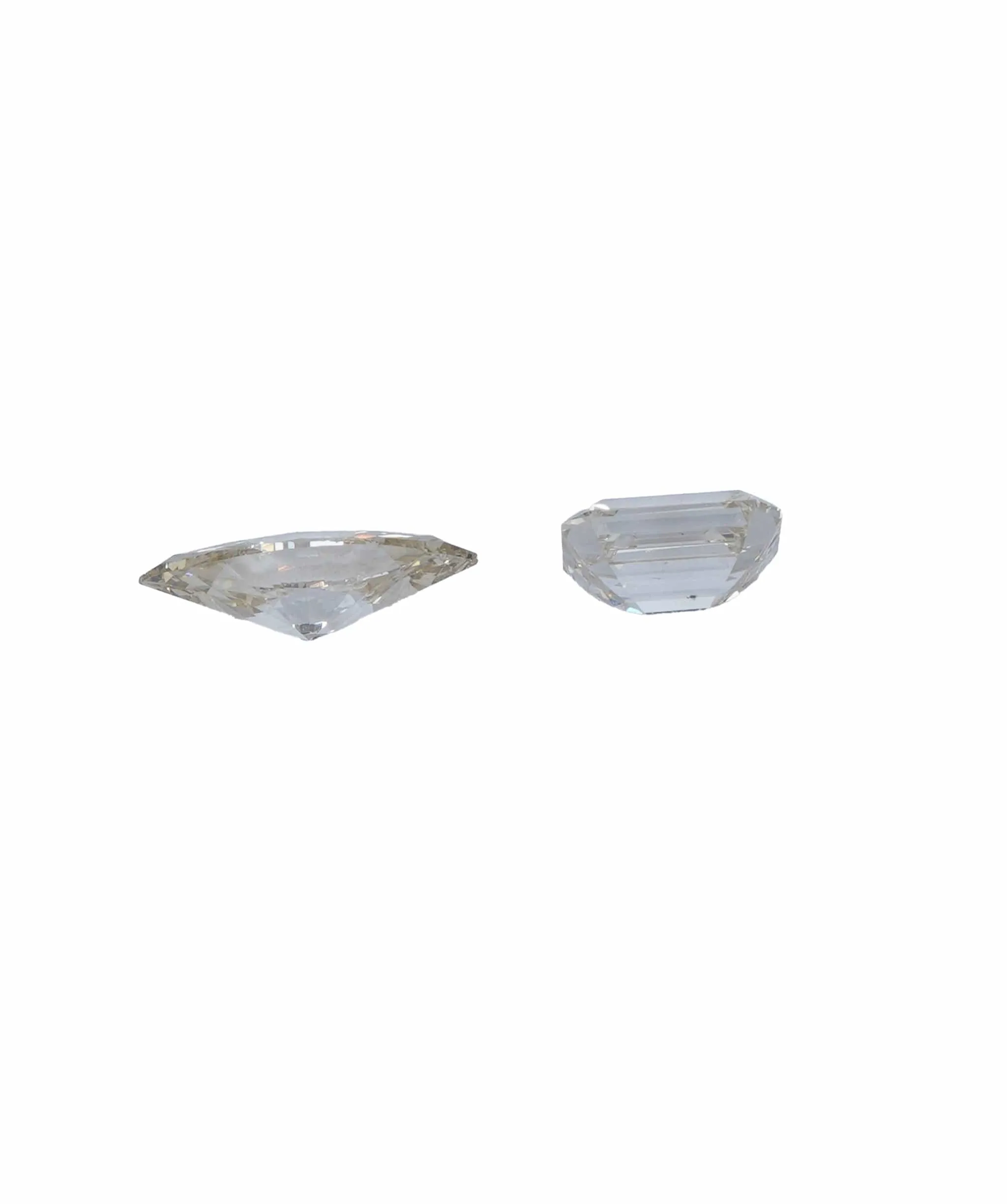 0.67 ct MARQUISE & EMERALD NATURAL FANCY CHAMPAGNE DIAMOND SET OF 2 ANL-S20-25