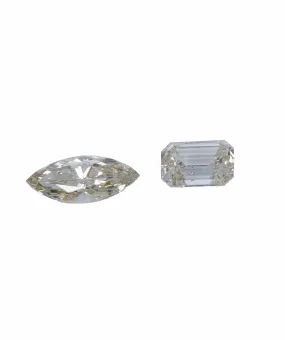 0.67 ct MARQUISE & EMERALD NATURAL FANCY CHAMPAGNE DIAMOND SET OF 2 ANL-S20-25