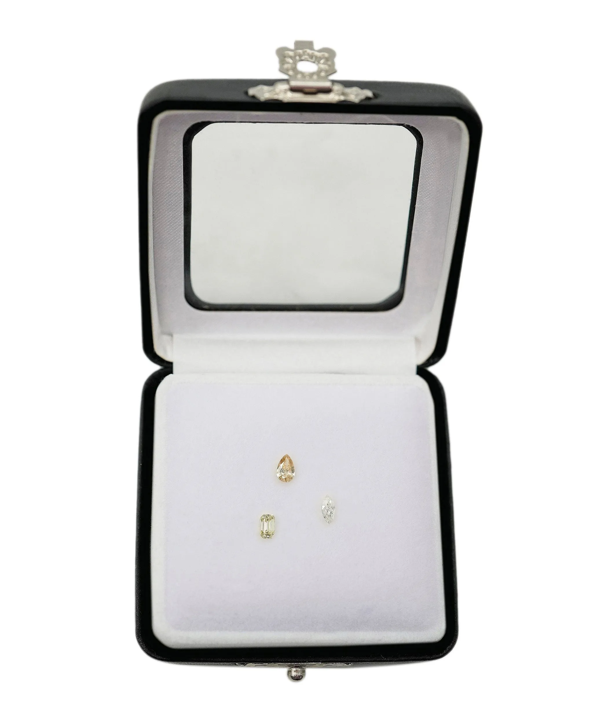 0.7 CT PEAR/EMERALD/MARQUISE 3 PIECE SET ANC-S36-14