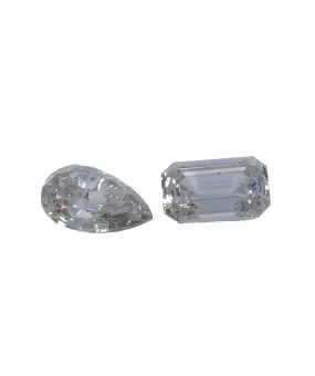 0.9 ct PEAR & EMERALD NATURAL FANCY CHAMPAGNE DIAMOND SET OF 2 ANL-S20-26