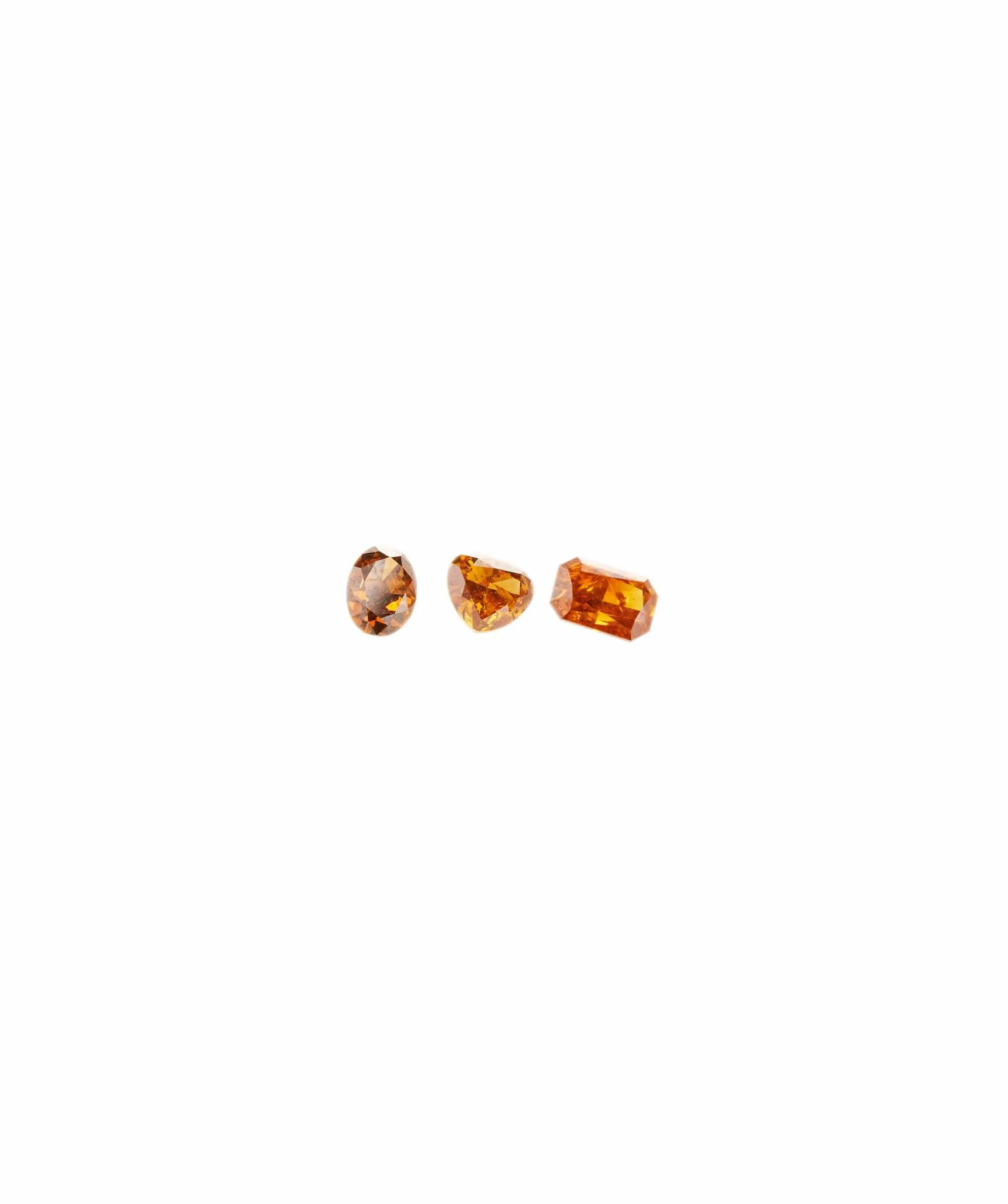 1.82CT INTENSE ORANGE OVAL/HEART/EMERALD SHAPE DIAMOND ANL-S39-13