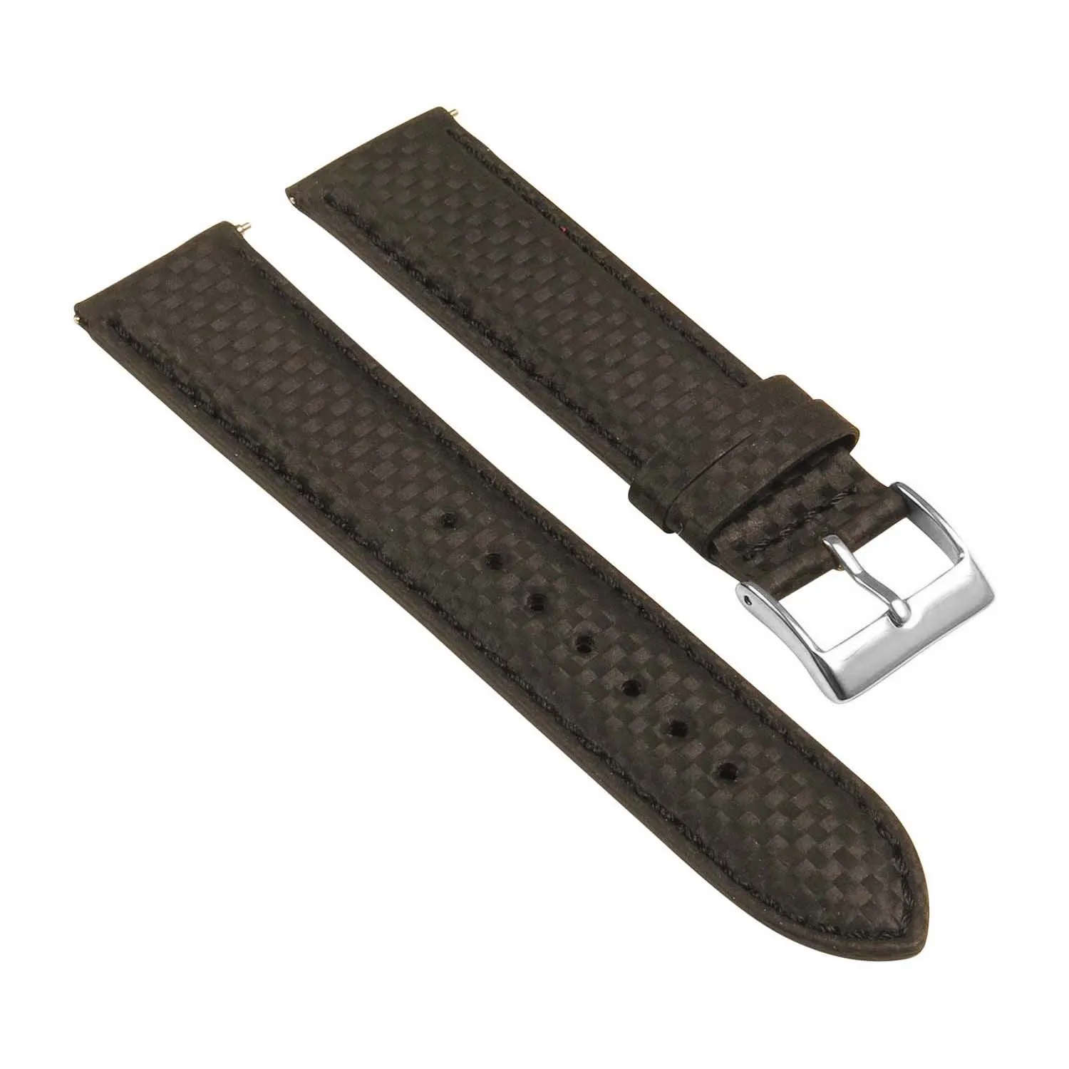 18mm Carbon Fiber Smart Watch Strap