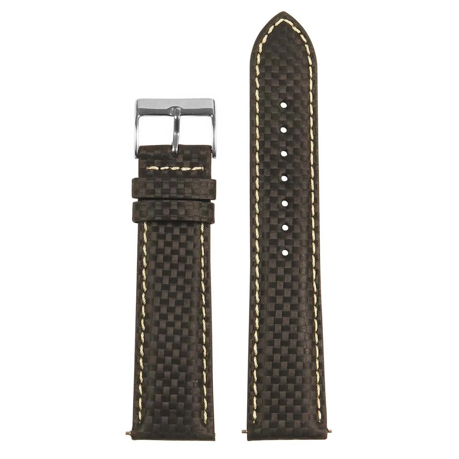 18mm Carbon Fiber Smart Watch Strap