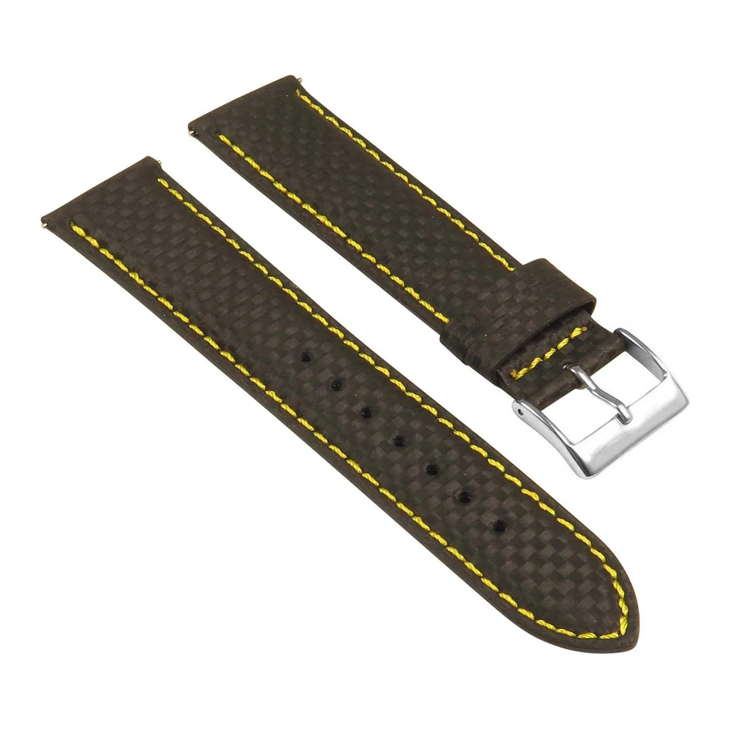 18mm Carbon Fiber Smart Watch Strap