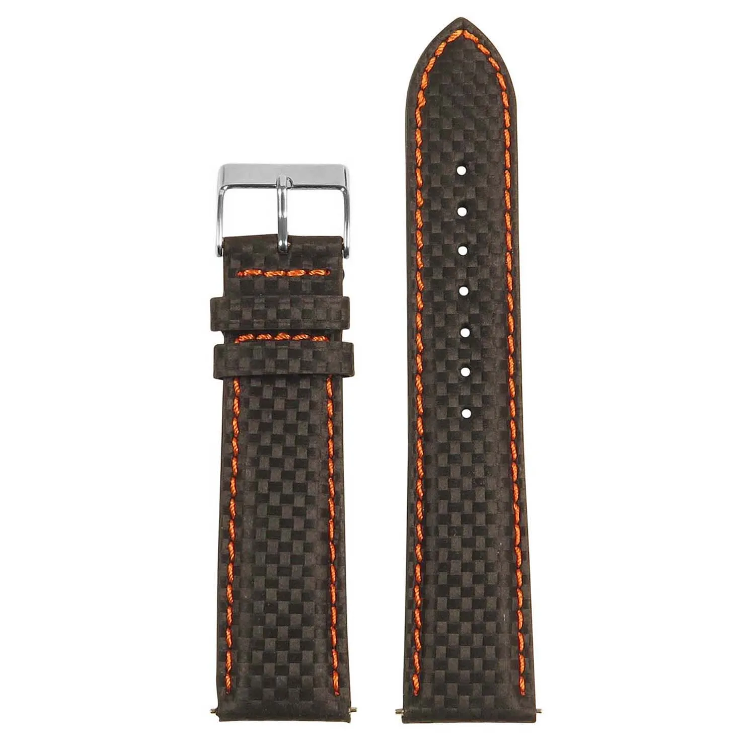 18mm Carbon Fiber Smart Watch Strap