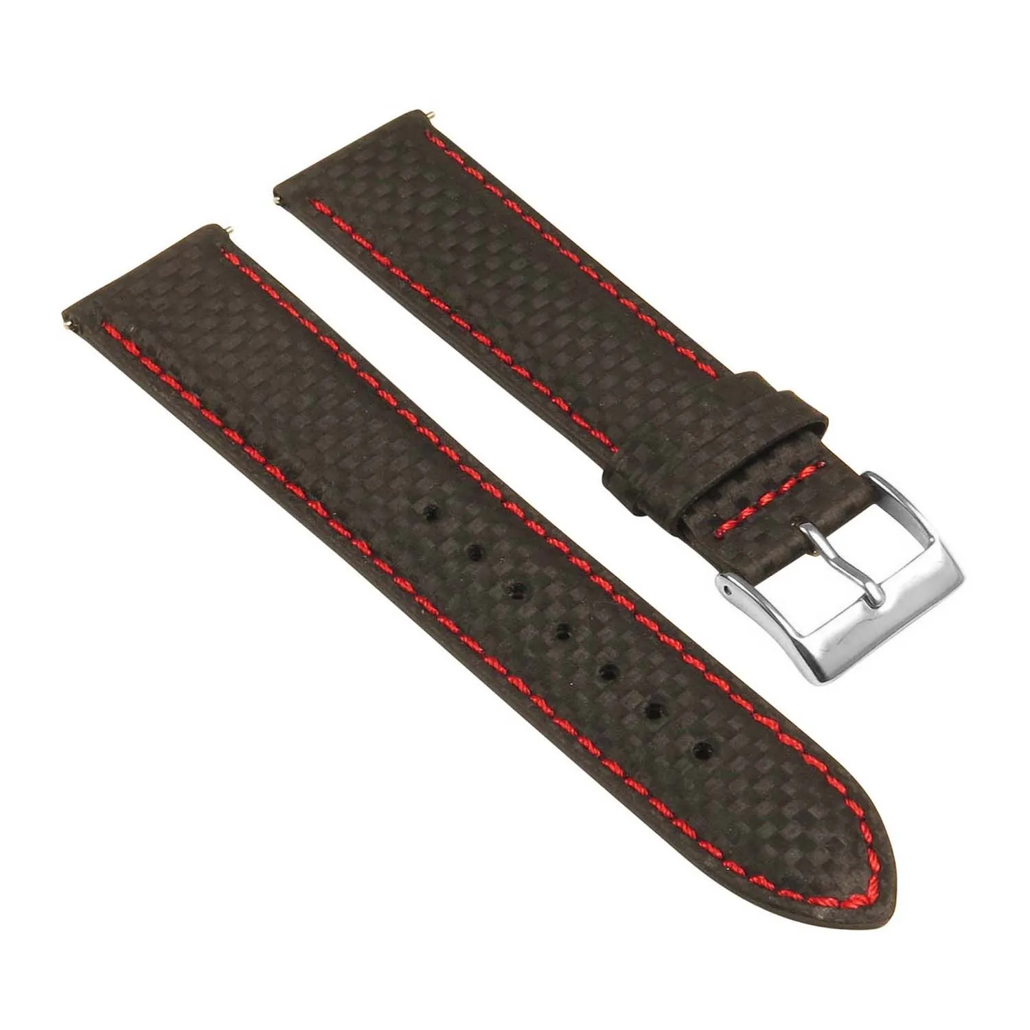 18mm Carbon Fiber Smart Watch Strap