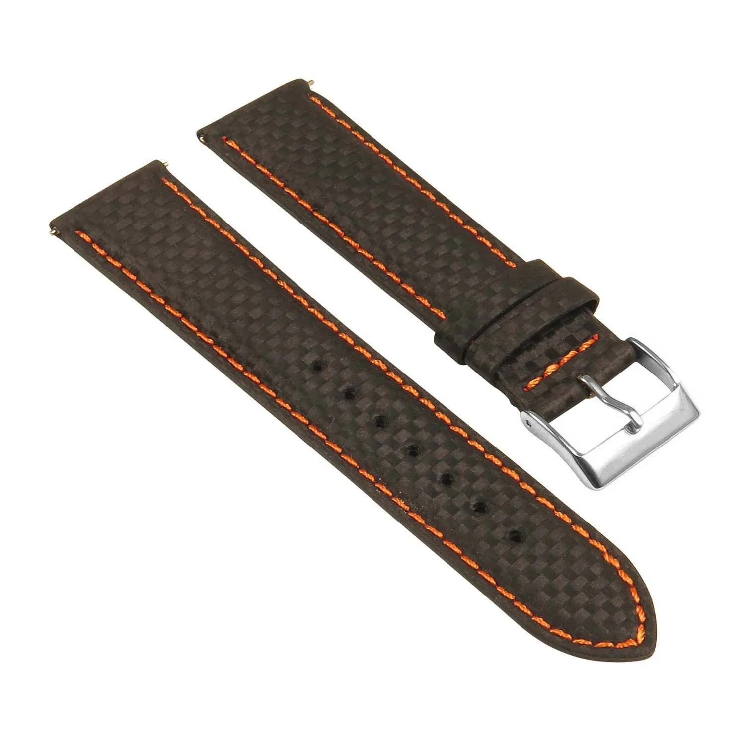 18mm Carbon Fiber Smart Watch Strap