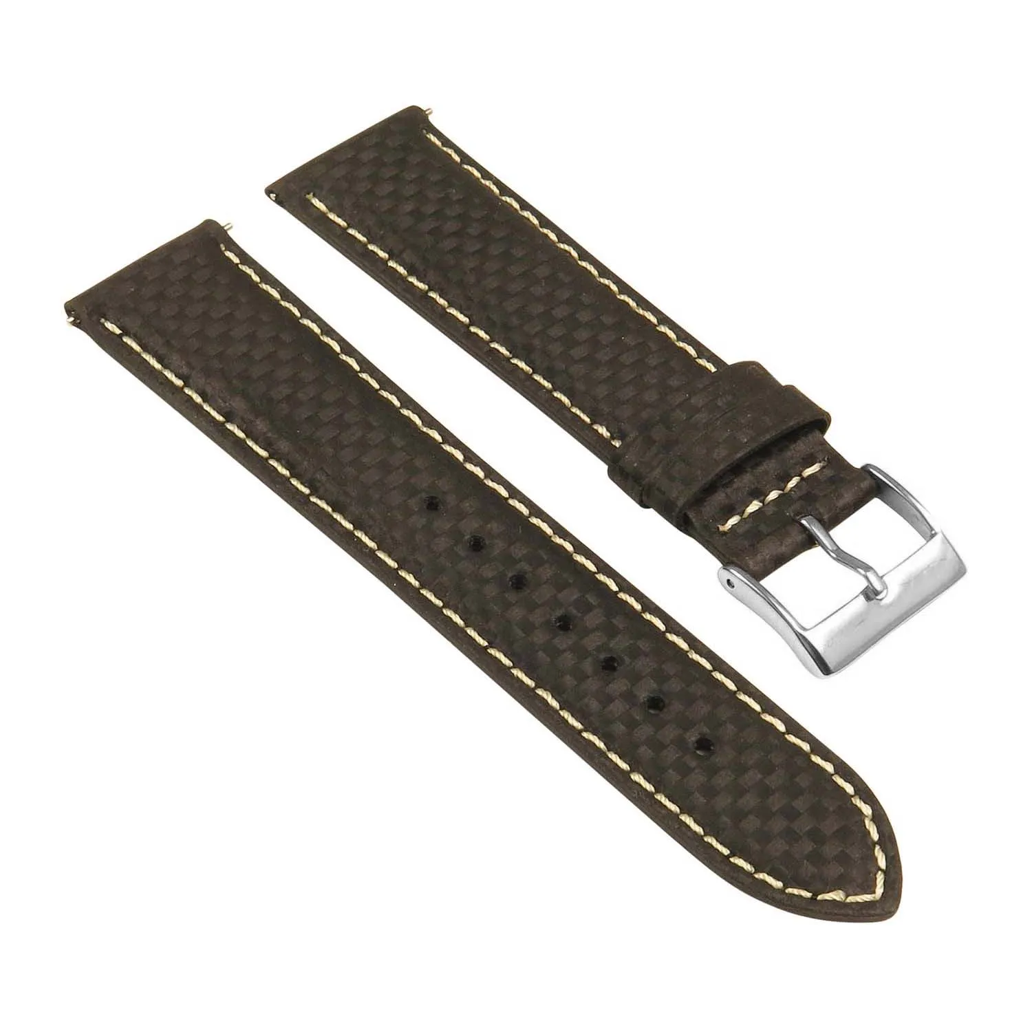 18mm Carbon Fiber Smart Watch Strap