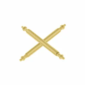 2 GOLD SPRING BAR PIN FOR ROLEX GMT-MASTER WATCH 16XXX 20MM WATCH BAND STRAP TQ