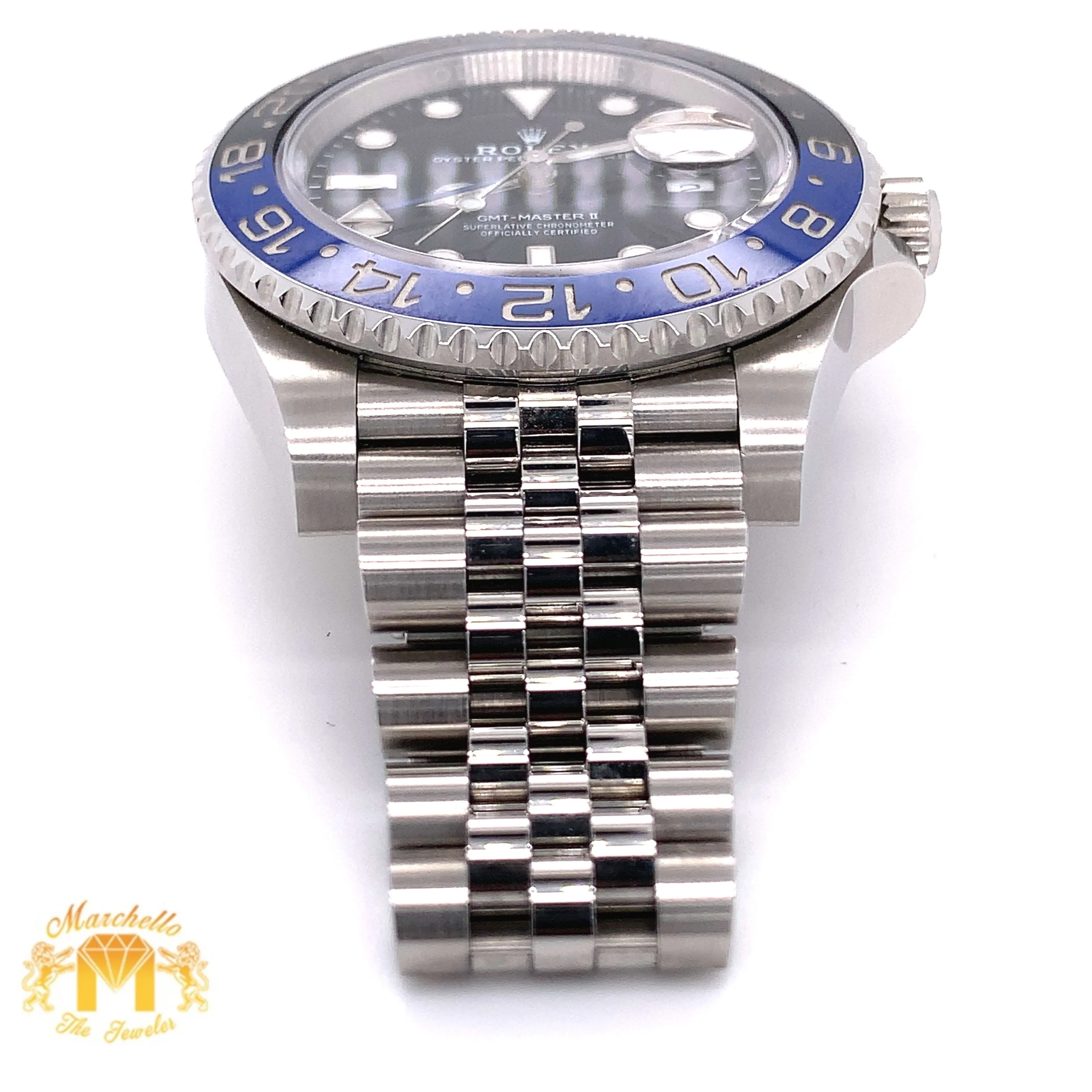 2021 Rolex GMT Master 2 'Batman' Watch with Jubilee Bracelet (40 mm, never worn, papers)