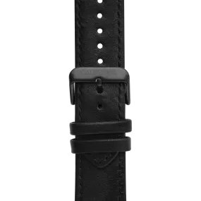 22mm Leather All Black