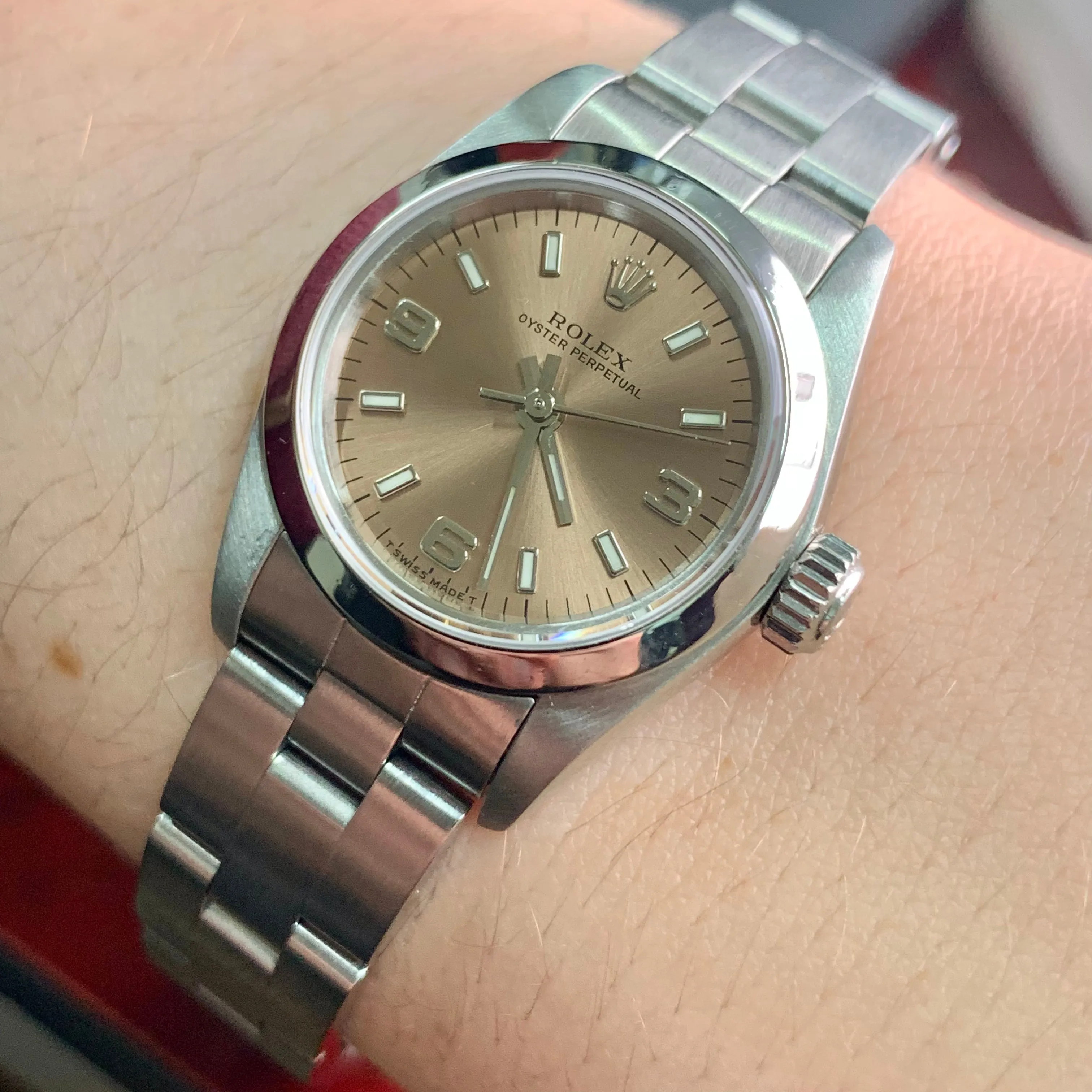 24mm Ladies’ Rolex Oyster Perpetual Stainless Steel Watch