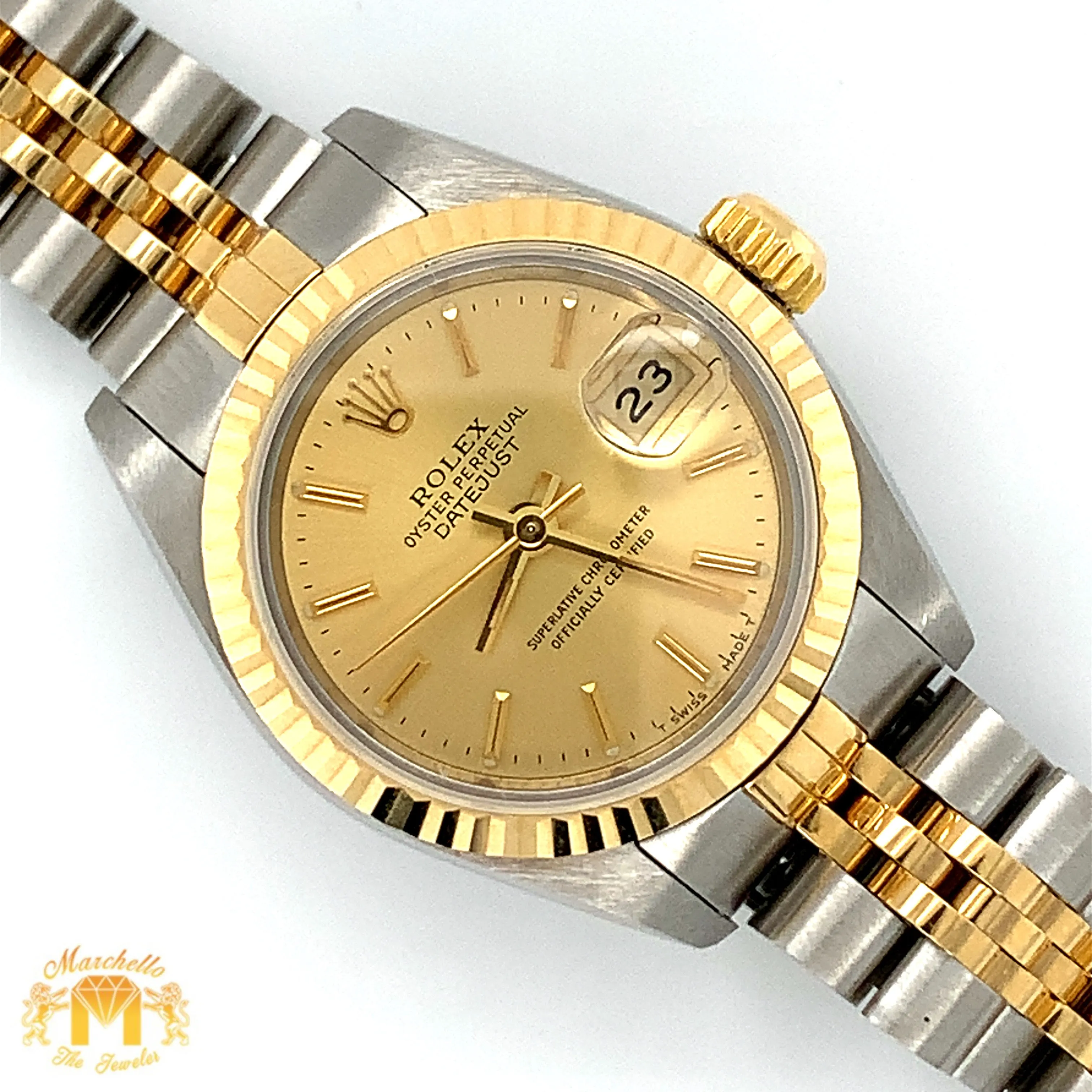 26mm Ladies`Rolex Datejust watch with Two-tone Jubilee Bracelet