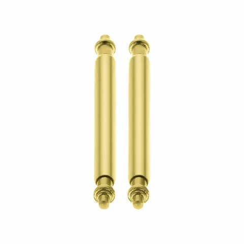 2PCS 20MM GOLD SPRING BAR PIN FOR ROLEX GMT-MASTER WATCH BAND STRAP
