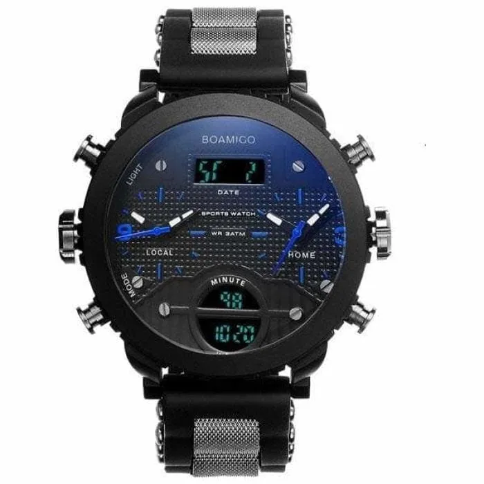 3 Time Zone Military Sports Watches