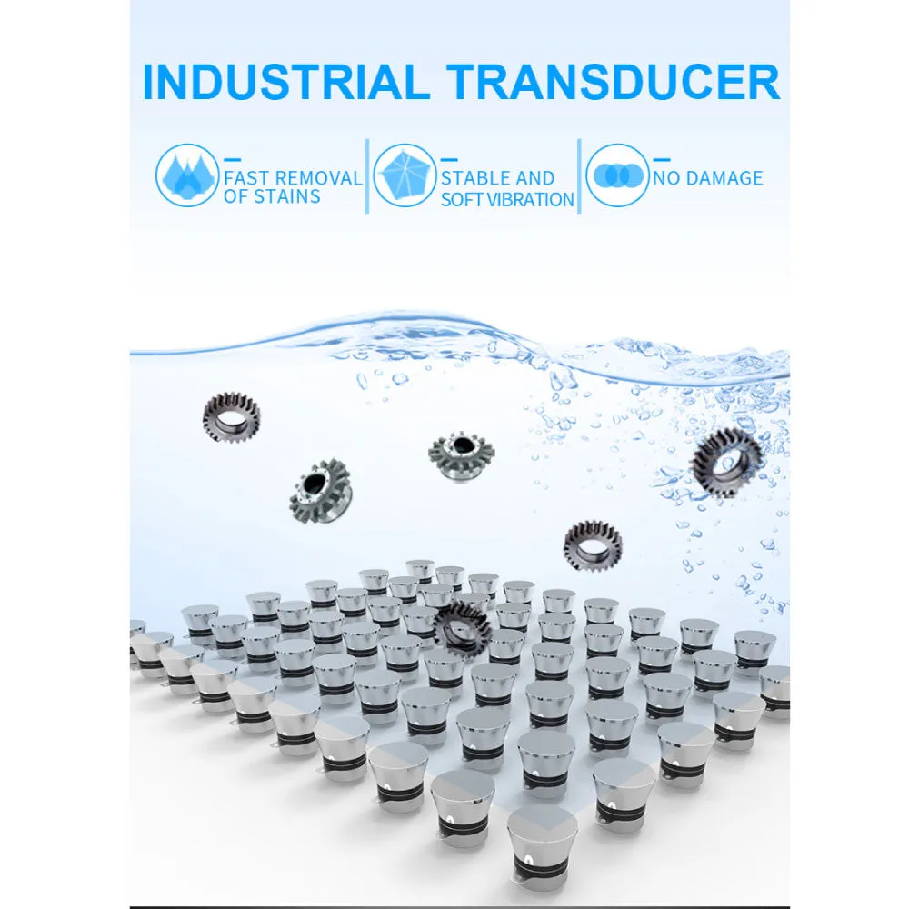 30L Digital Ultrasonic Cleaner | Jewelry & Parts Cleaning | Ultra Sonic Bath with Degas Function