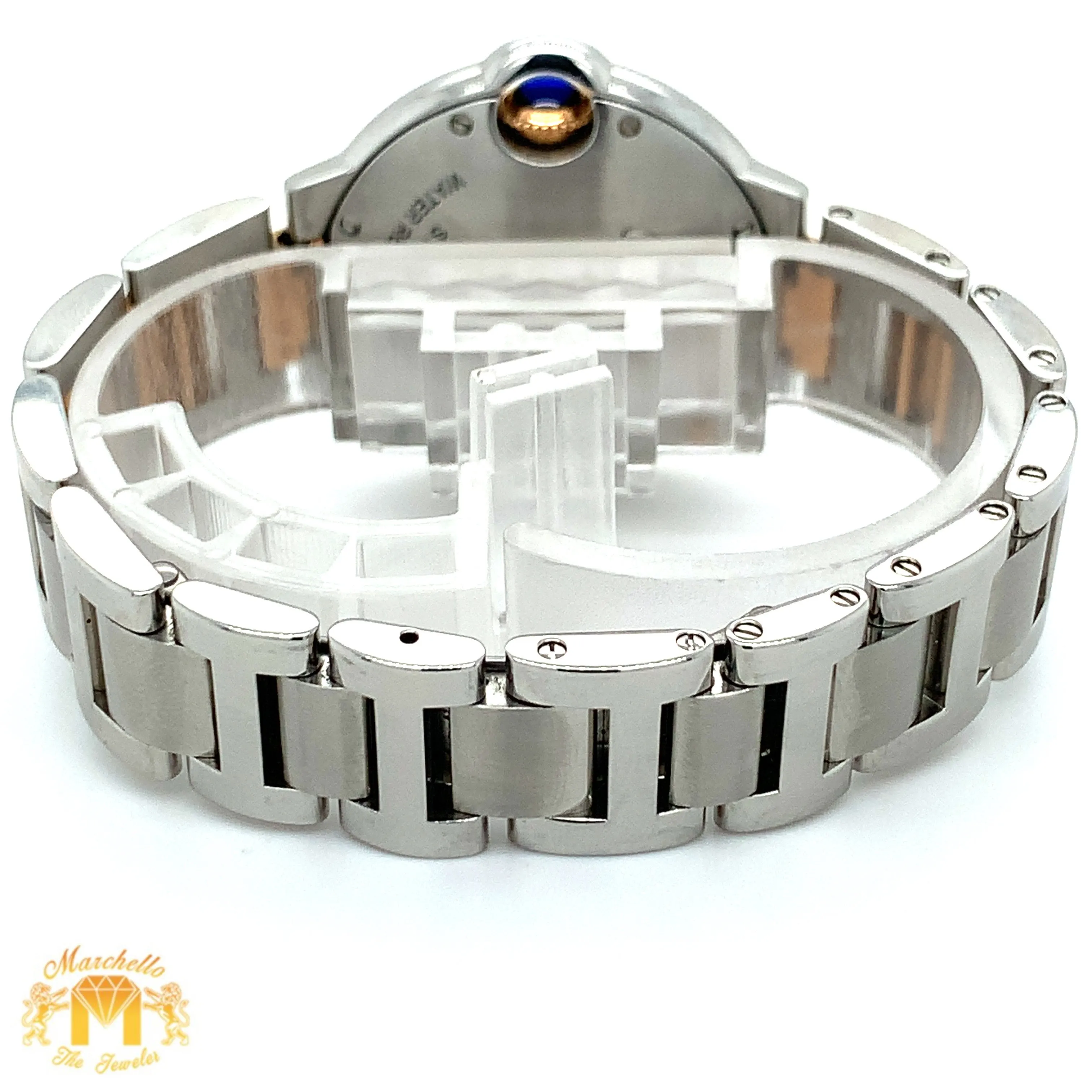 42mm Ballon Bleu De Cartier Watch with Two-tone Oyster Bracelet (Model number: 3896 )