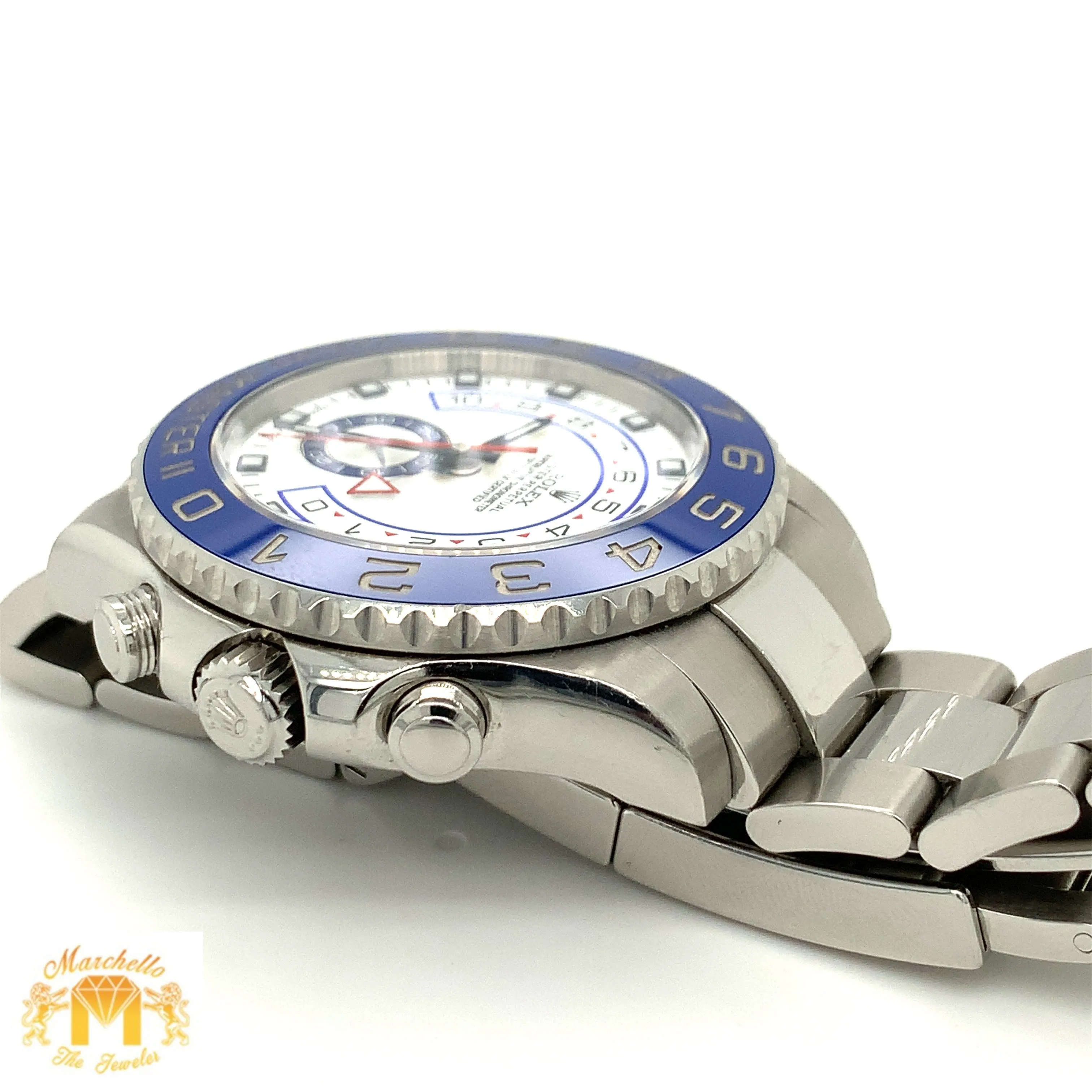 44mm Rolex Yacht Master 2 Watch with Oyster Band