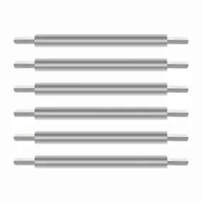6 SPRING BAR PIN FOR ROLEX SUBMARINER 16800 GMT 1675 1680 LEATHER STRAP BAND