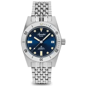 Aquastar Model 60 Blue Dial BoR Bracelet