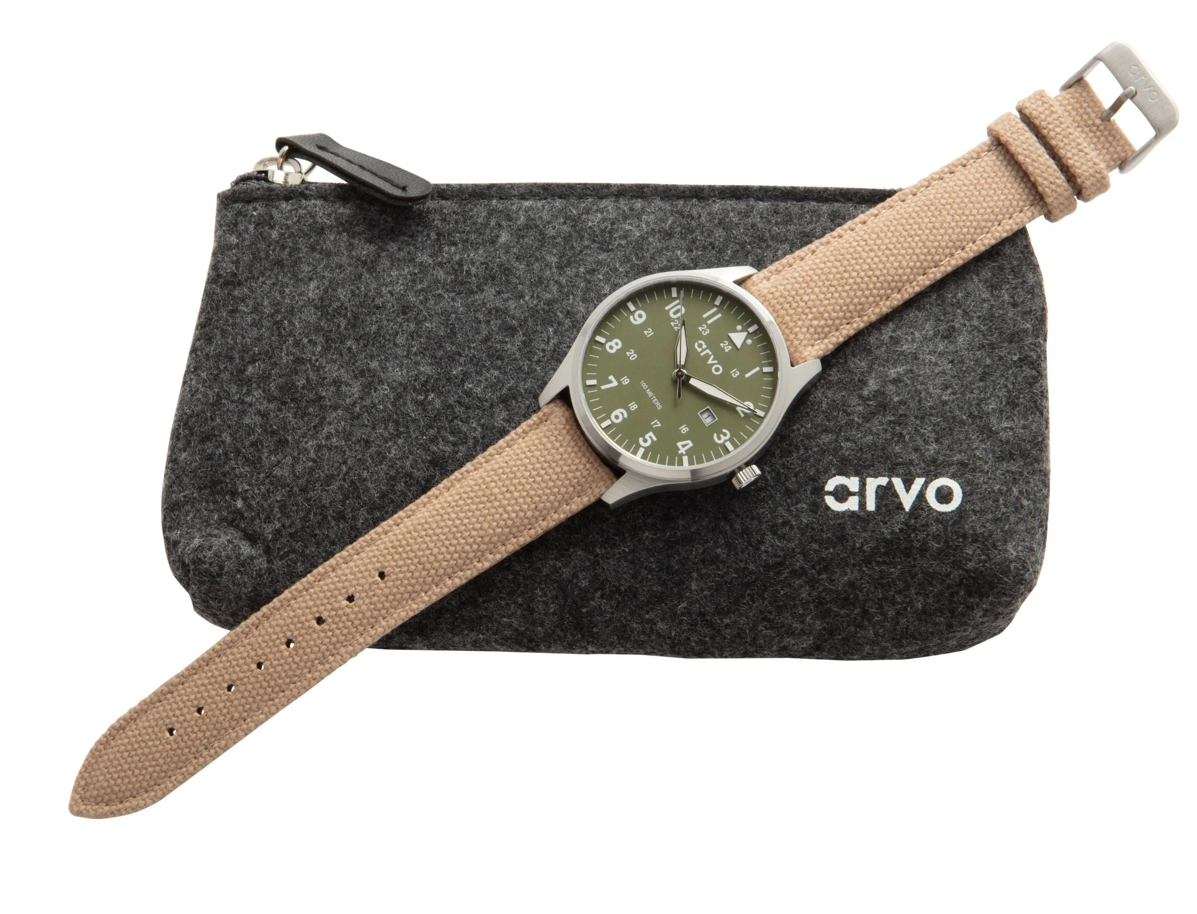 Arvo Rove Field Watch - Spring Green