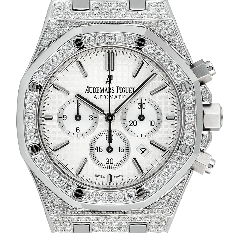 Audemars Piguet Royal Oak Chronograph 41mm Custom Diamond Set