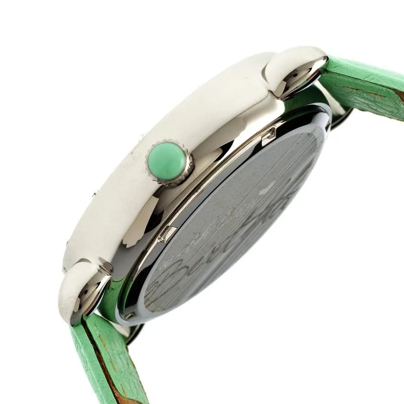 Bertha Didi MOP Leather-Band Ladies Watch