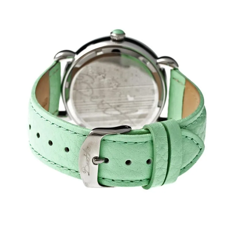 Bertha Didi MOP Leather-Band Ladies Watch
