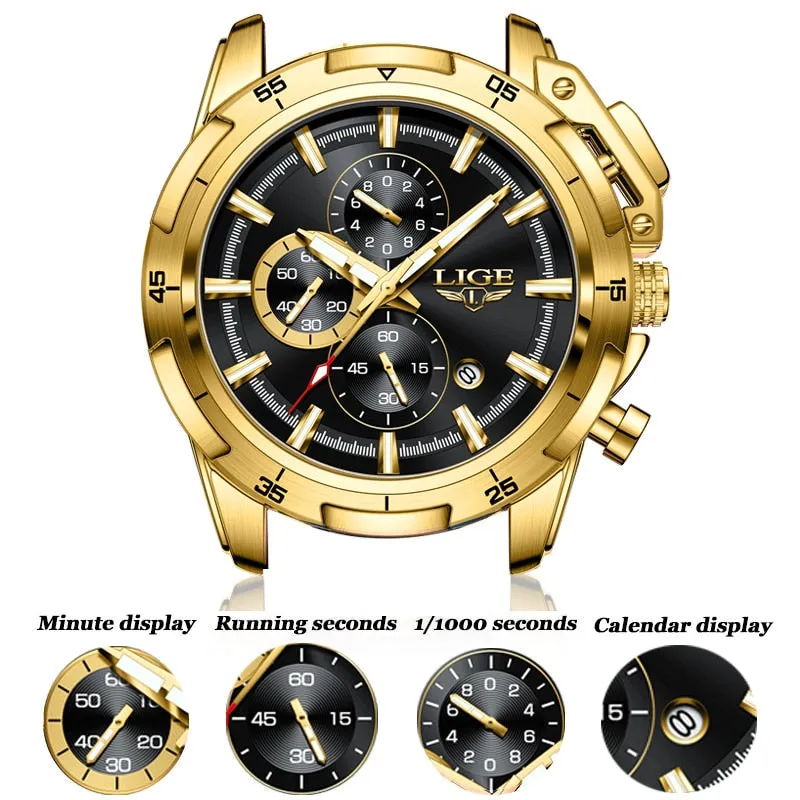 BIDÚ® Golden Luxury Watch
