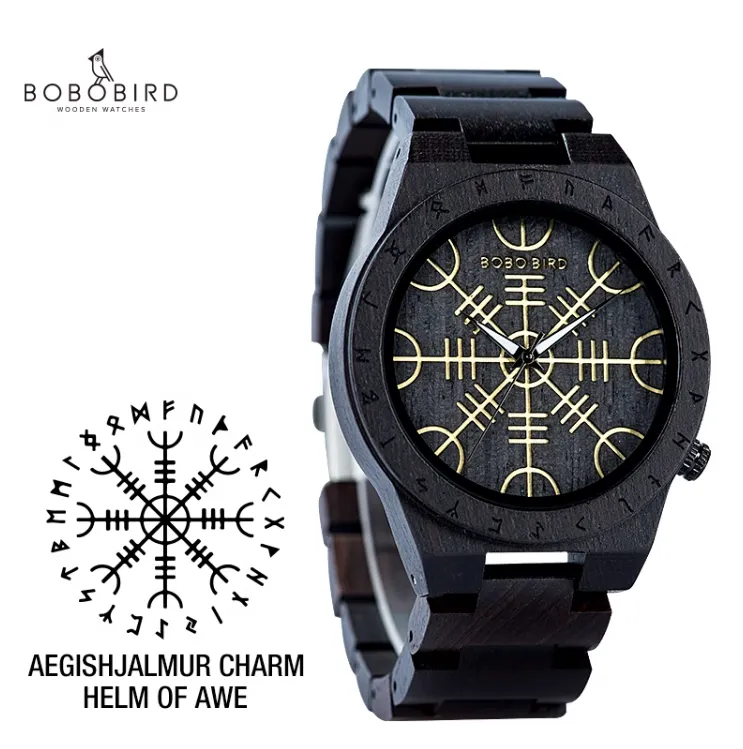 BOBO BIRD ZEBRA JAPANESE CLASSIC DESIGN WOODEN UNISEX WATCH