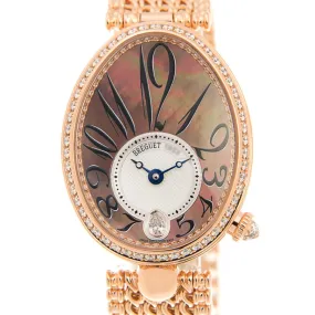 Breguet Reine de Naples Automatic Diamond Ladies Watch 8918BR/5T/J20.D000