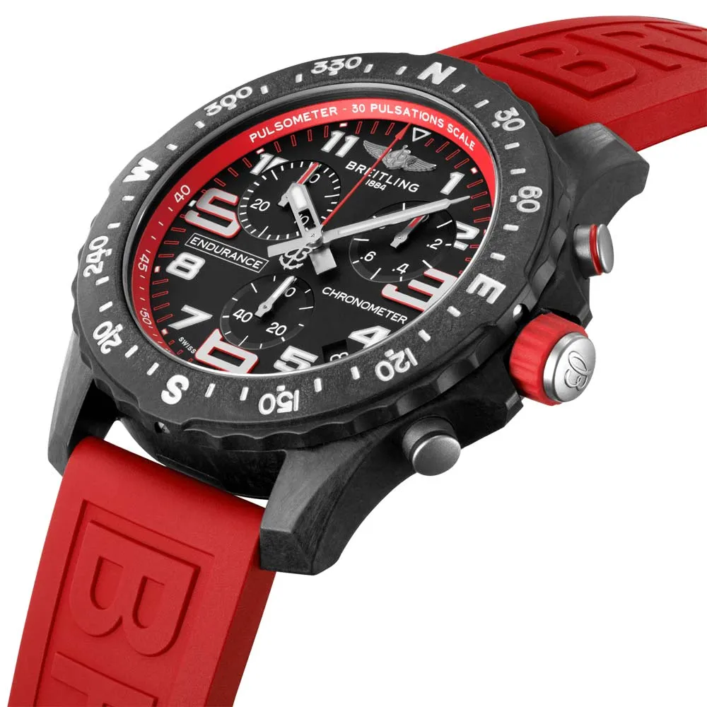 Breitling Endurance Pro 44mm Black Dial Breitlight Quartz Gents Watch X82310D91B1S1