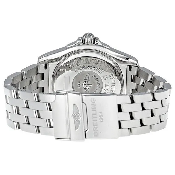 Breitling Galactic 41 Automatic Diamond Mother of Pearl Men's Watch A49350L2-A702SS A49350L2-A702-366A