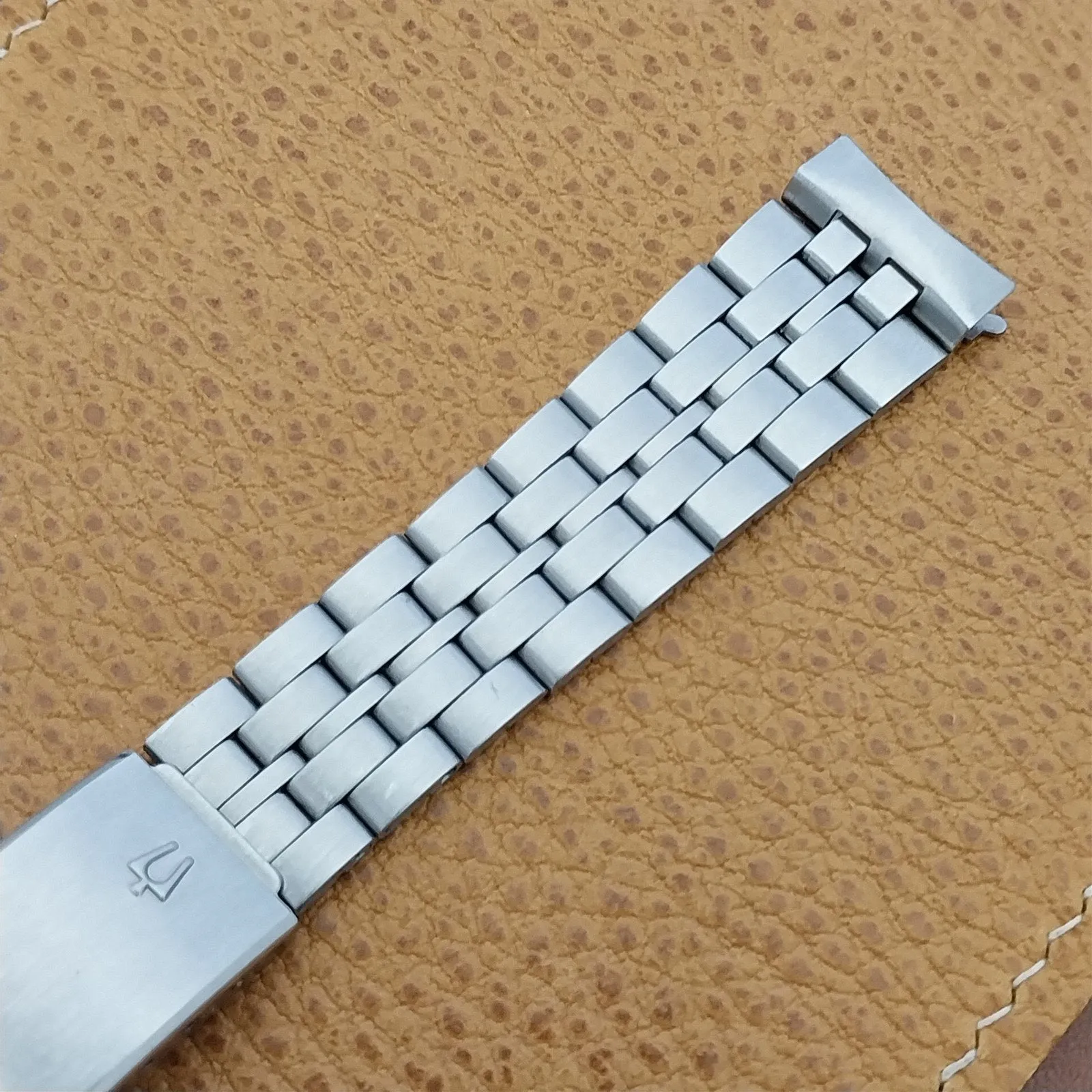 Bulova 18mm Stainless Steel Skindiver nos Unused 1970s Vintage Watch Band
