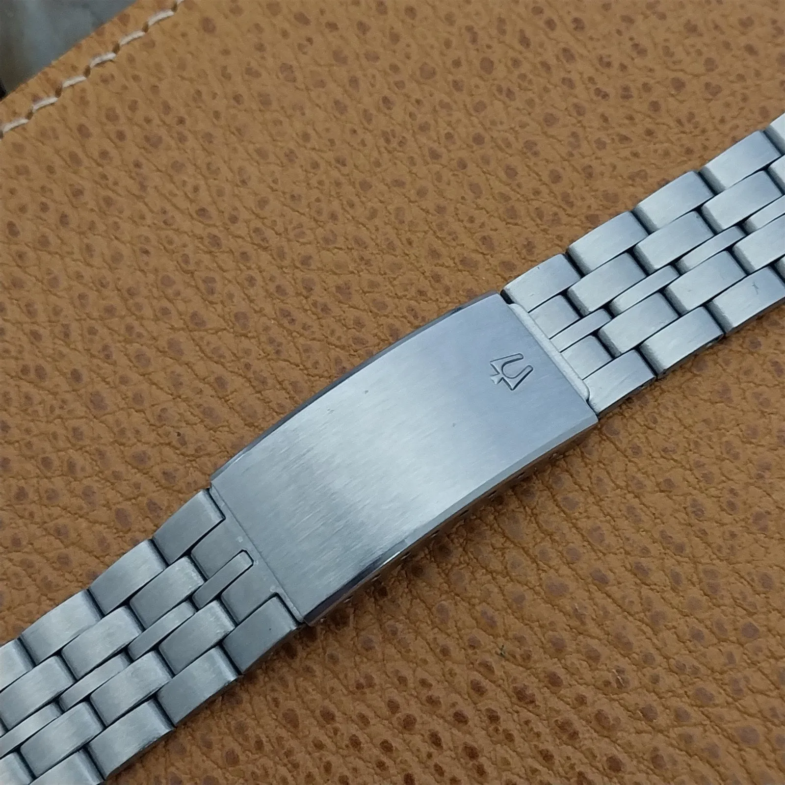 Bulova 18mm Stainless Steel Skindiver nos Unused 1970s Vintage Watch Band