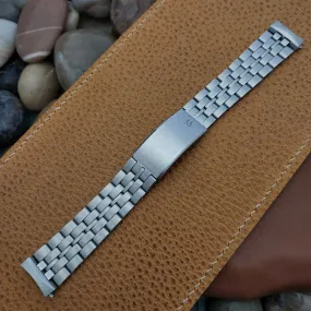 Bulova 18mm Stainless Steel Skindiver nos Unused 1970s Vintage Watch Band