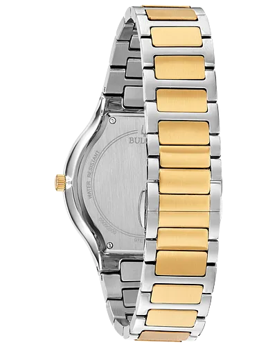 Bulova 98E117 Millenia 2 Tone Stainless Steel Strap Men Watches