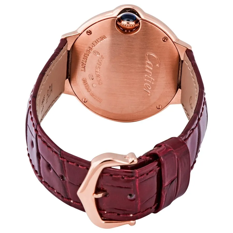 Cartier Ballon Bleu Automatic 18kt Rose Gold Diamond Ladies Watch WJBB0033