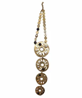 Chanel 19A Runway Large Neckalce Cutout Detail DXBS1479