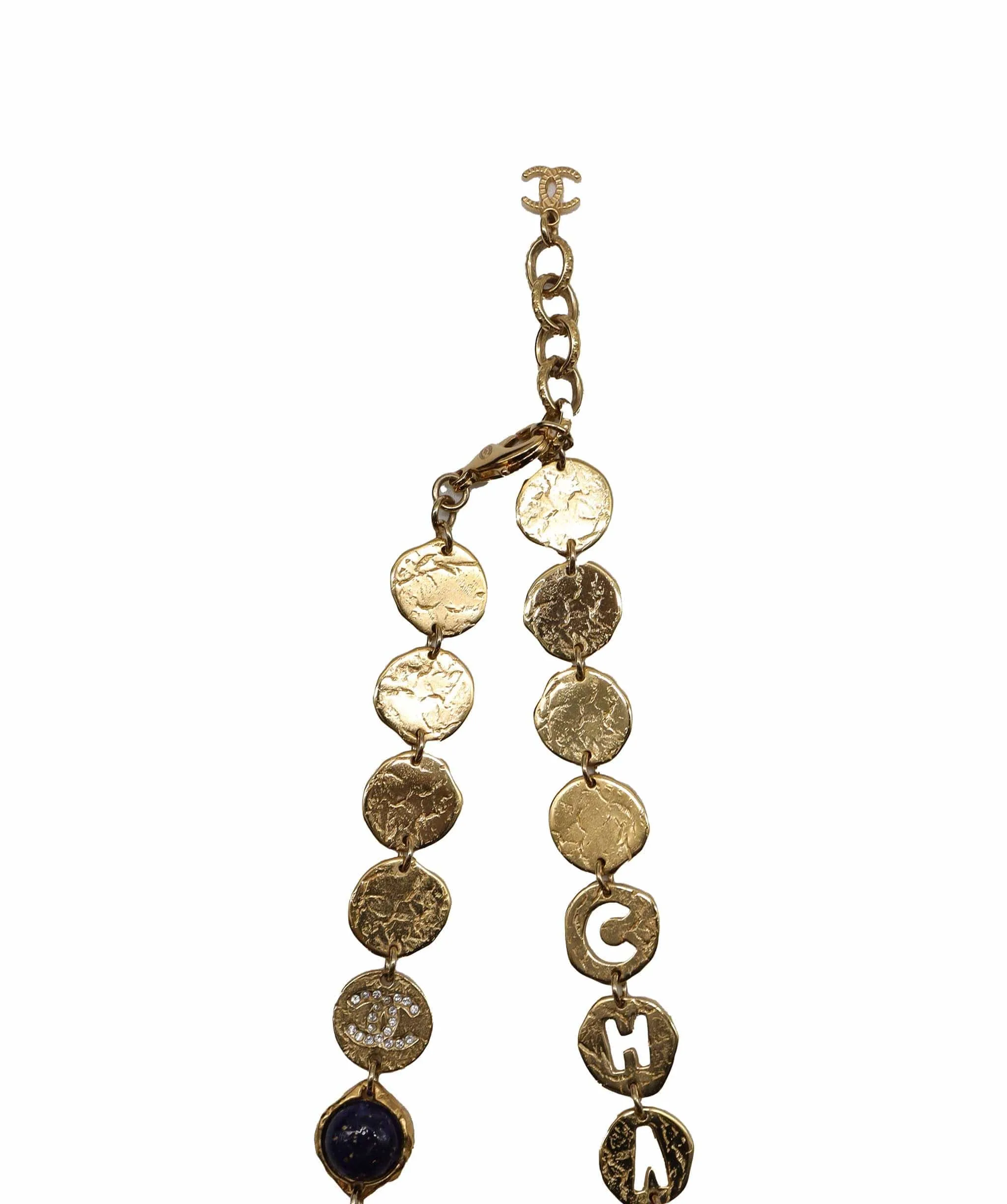 Chanel 19A Runway Large Neckalce Cutout Detail DXBS1479