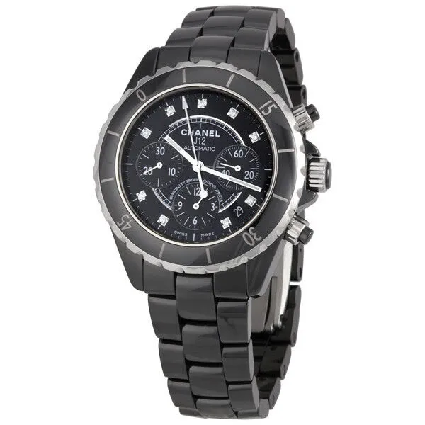 Chanel J12 Black Ceramic Unisex Watch H2419