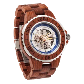 Classic Mens Automatic Kosso Wood Watch Kosso