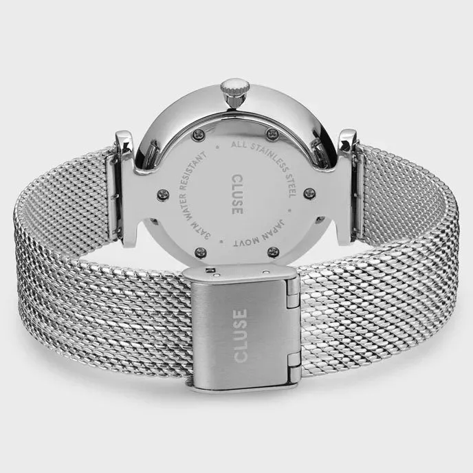 Cluse Triomphe Mesh Full Silver