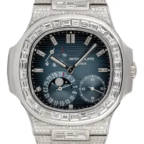 Custom Diamond Set Patek Philippe Nautilus 5712G