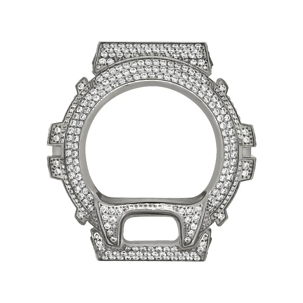 CZ Stainless Steel Bezel Case For Casio G Shock DW6900