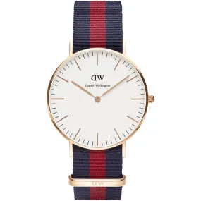 Daniel Wellington Oxford 36mm Women's Gold Watch DW00100029