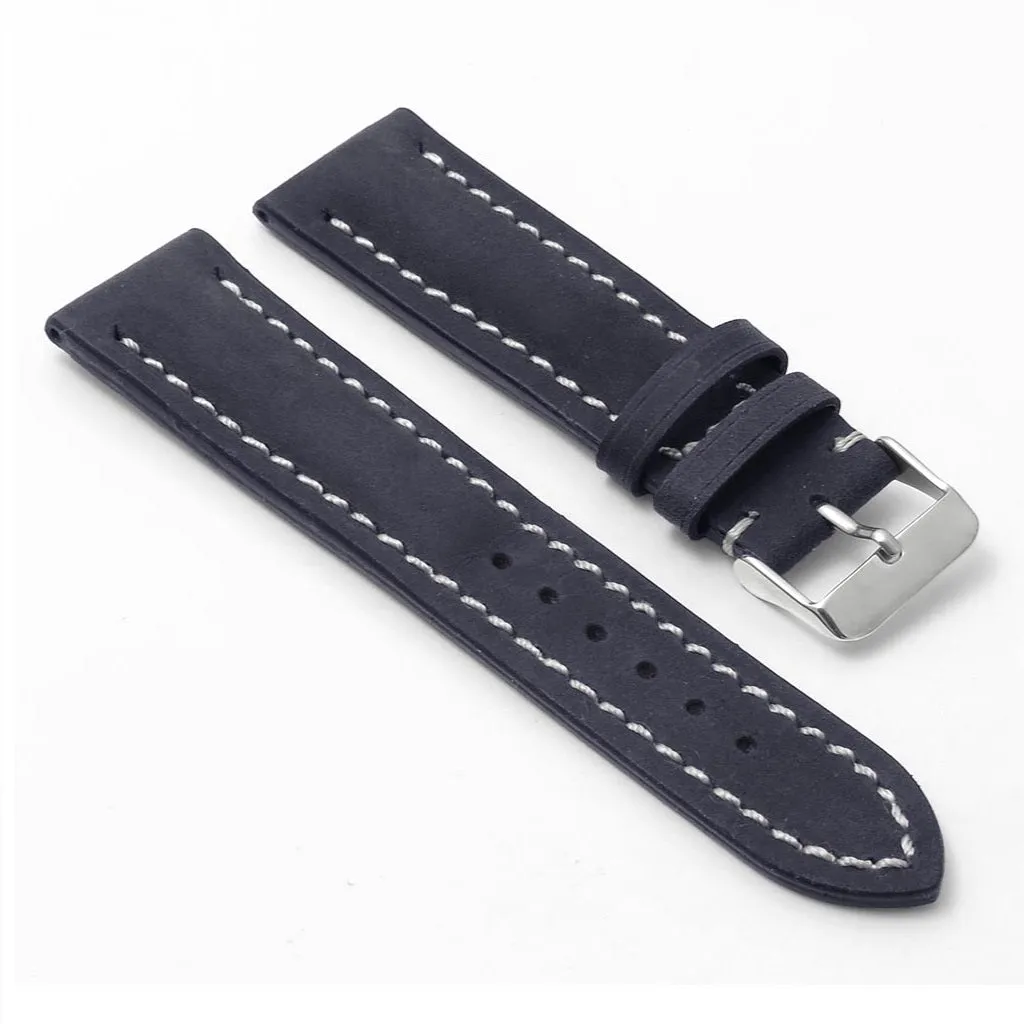 DASSARI Avant Distressed Italian Leather Strap