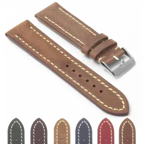 DASSARI Avant Distressed Italian Leather Strap